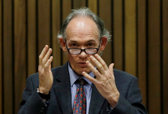 julgamento Oscar Pistorius psicólogo Jonathan Schotz (Foto: Reuters)