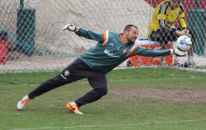 Diego Cavalieri Treino Fluminense (Foto: Fernando Cazaes/Photocamera)