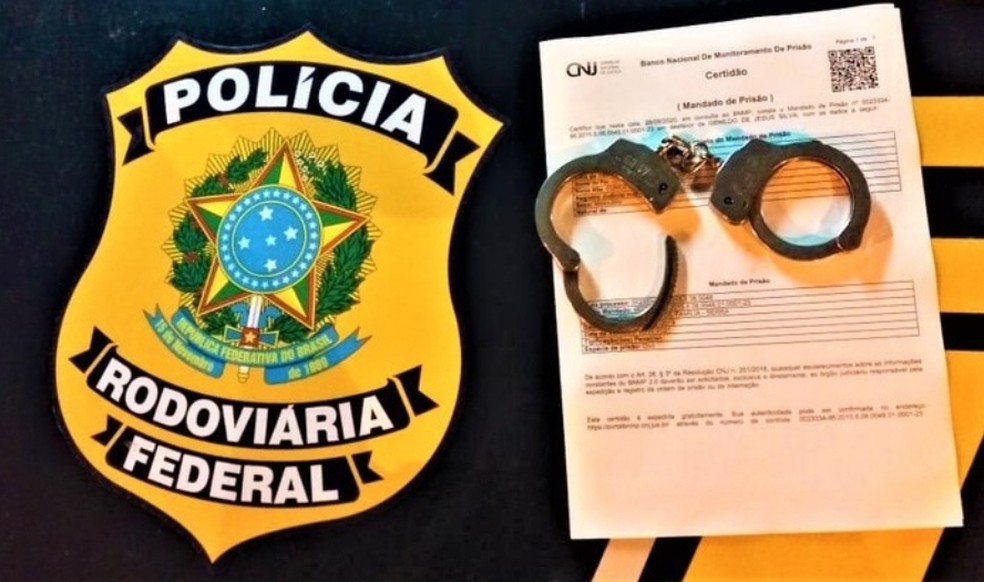 Domador de leões condenado por morte de criança há 25 anos no Ceará é preso pela PRF em MG — Foto: Polícia Rodoviária Federal