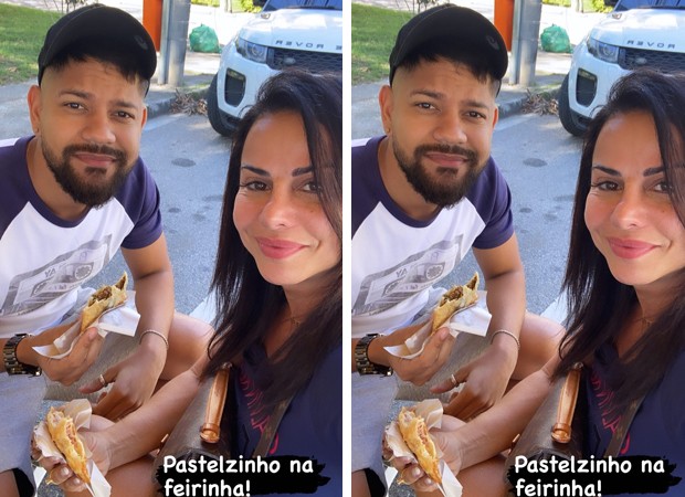 Viviane Araújo e Guilherme Militão  (Foto: Reprodução Instagram)