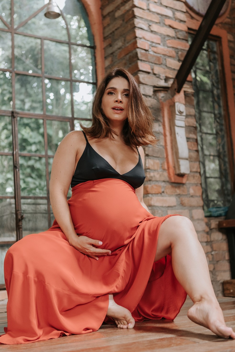 Sabrina Petraglia conta que nunca imaginou ter três filhos, ainda mais em sequência  — Foto: Reprodução/Instagram