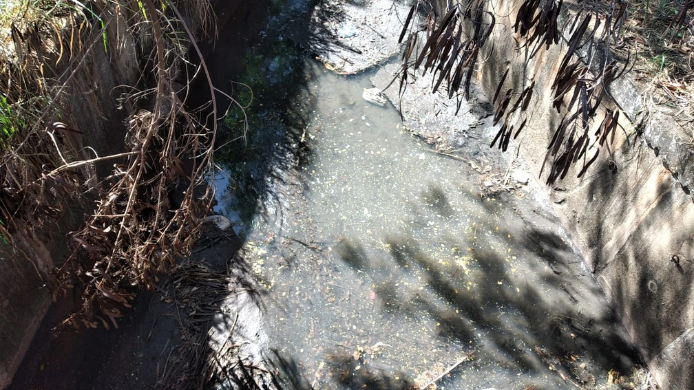 Sabesp reparou a canalização que despejava esgoto a céu aberto no Parque Ecológico Nelson Bugalho, em Presidente Prudente (SP) — Foto: Cedida