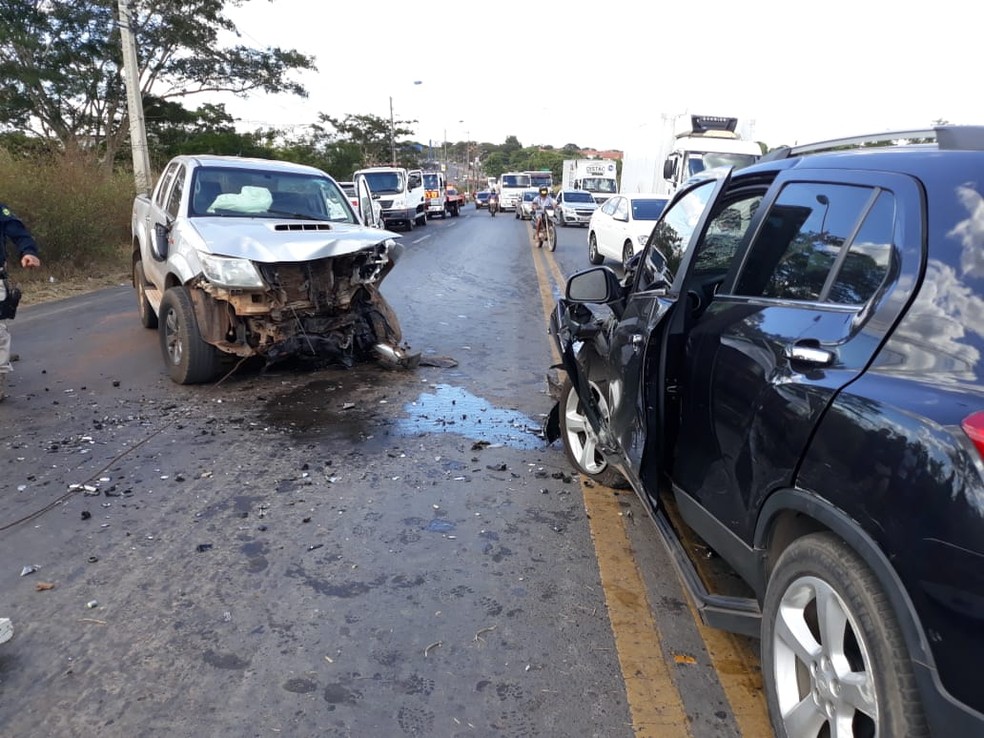 Acidente na Zona Sudeste de Teresina — Foto: Divulgação/PRF