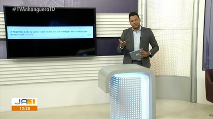 Telespectadores participam do JA 1 desta segunda-feira (22)