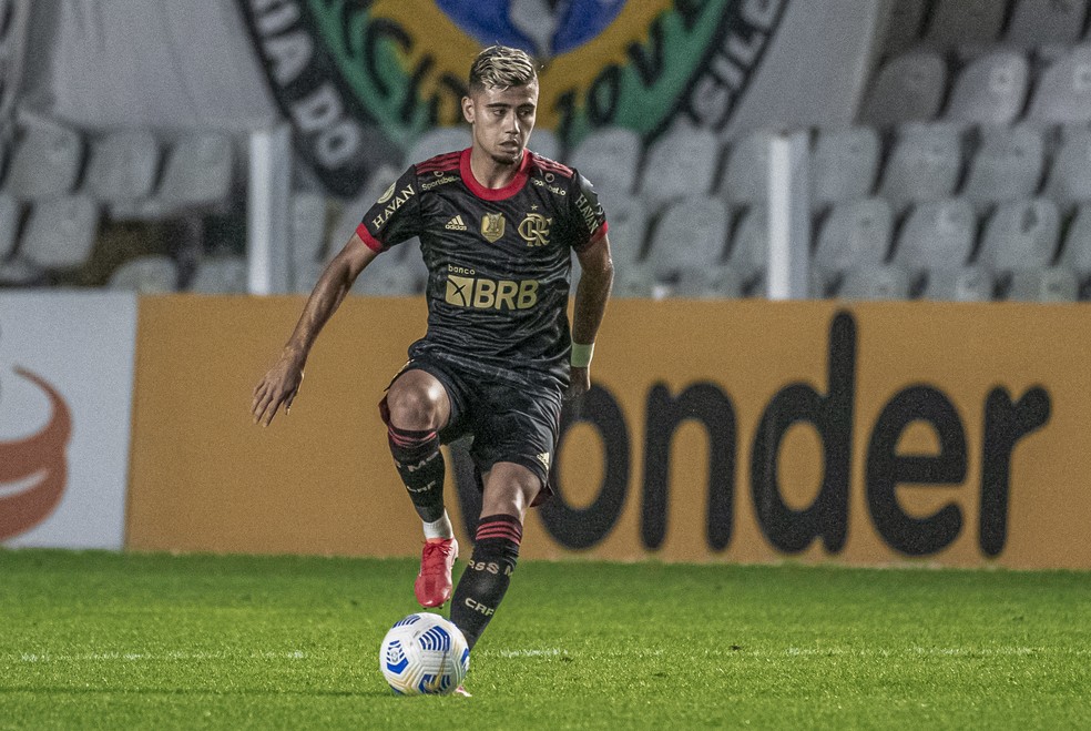 Andreas Pereira fez gol em sua estreia pelo Flamengo — Foto: Alexandre Vidal/Flamengo