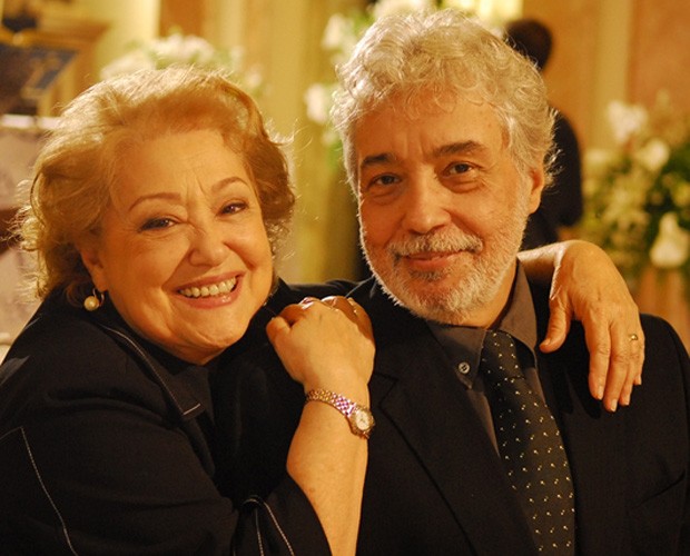 Julieta (Suely Franco) e Ferdinando (Pedro Paulo Rangel) em Cama de Gato (Foto: Arquivo pessoal)