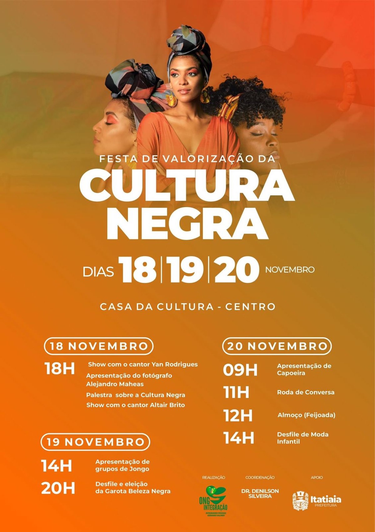 Itatiaia recebe Festa de Valorização da Cultura Negra neste fim de