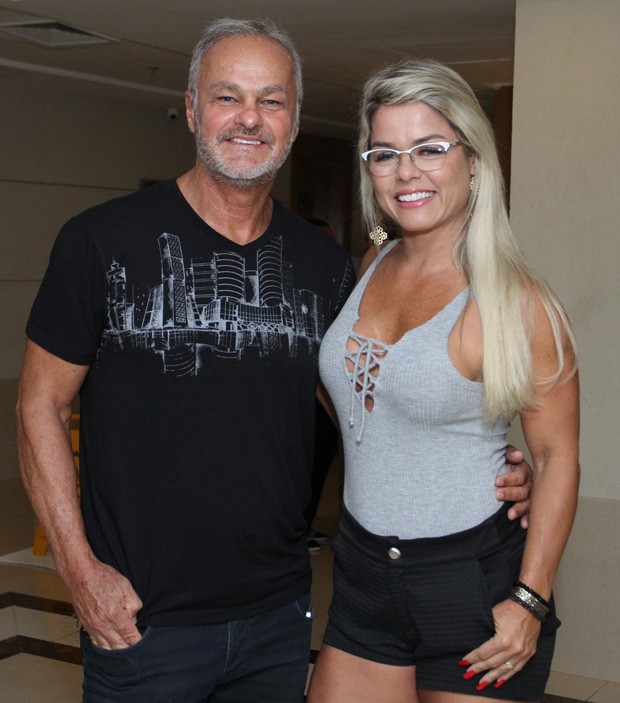 Kadu Moliterno e Cristianne Rodriguez (Foto: Thyago Andrade/Brazil News)