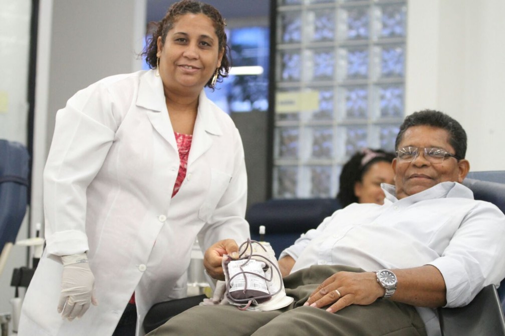 Pernambucano Ricardo Silva já doou sangue mais de 170 vezes (Foto: Marlon Costa/Pernambuco Press)