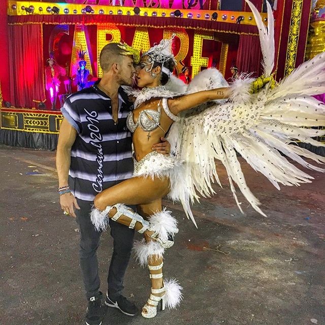 Adam Senn e Thaila Ayala no Carnaval 2016 (Foto: Reprodução/Instagram)