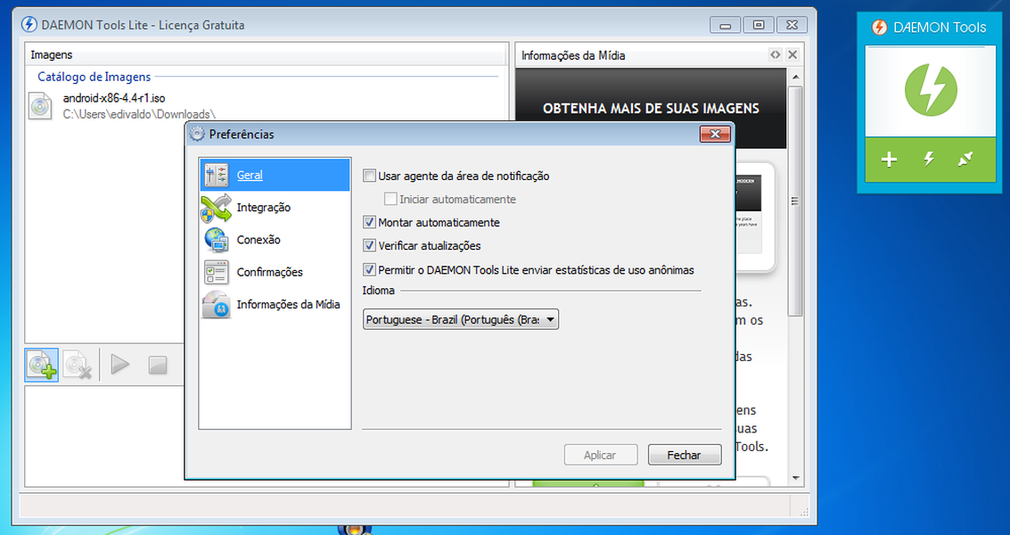 Daemon tools android