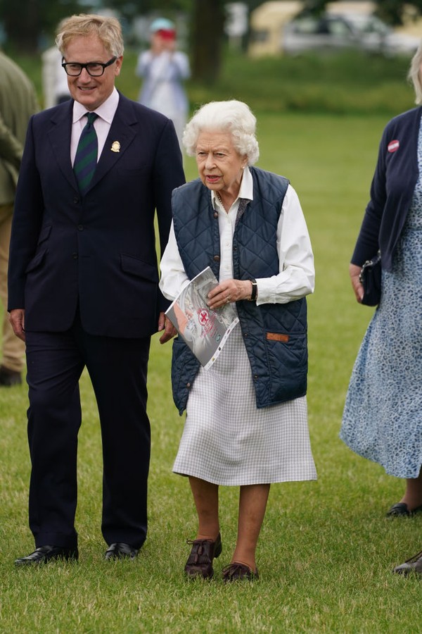 Queen Elizabeth II at the Royal Windsor Horse Show, Windsor. Picture date: Friday July 2, 2021. (Photo by Steve Parsons/PA Images via Getty Images) (Foto: PA Images via Getty Images)