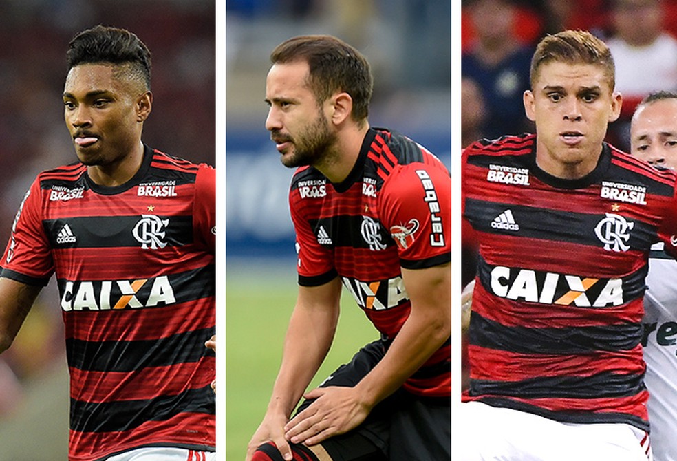Vitinho, Ã‰verton Ribeiro e CuÃ©llar estÃ£o nos planos do Flamengo â€” Foto: GloboEsporte.com