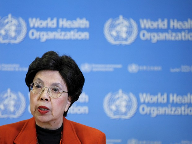 Margaret Chan, diretora-geral da Organização Mundial de Saúde (OMS), durante coletiva de imprensa em Geneva, na Suíça. A entidade declarou o caso do vírus zika uma questão de emergência de saúde pública internacional (Foto: Pierre Albouy/Reuters)