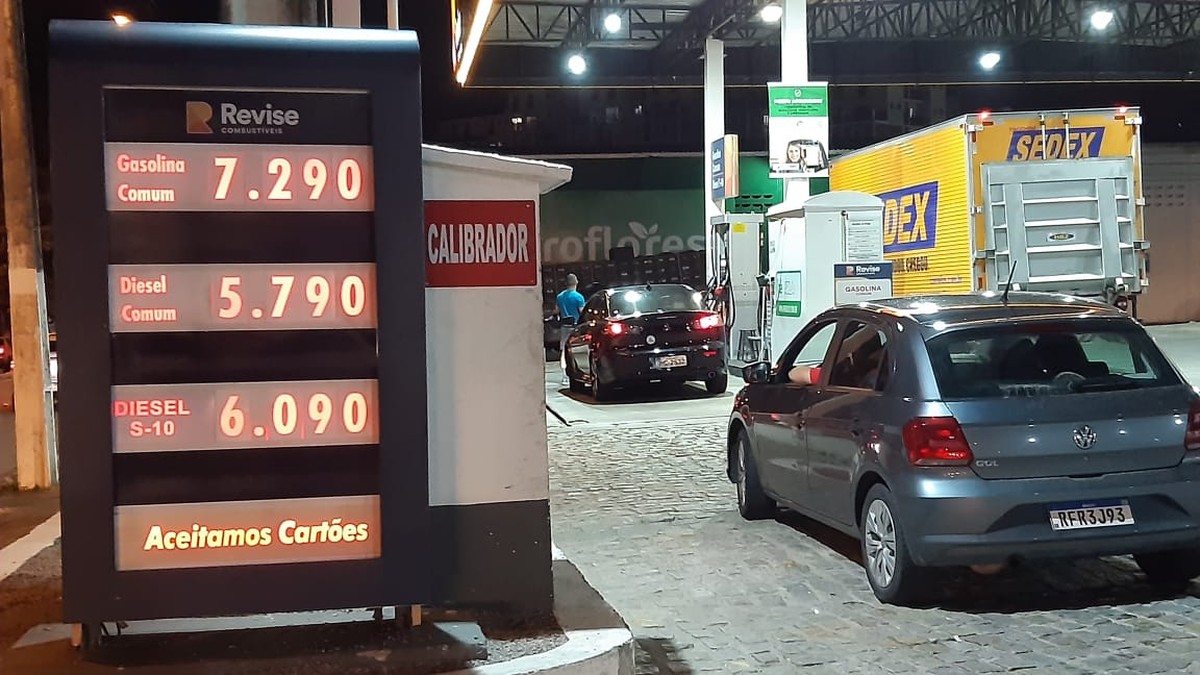 Gasolina sobe 47% em 2021 e chega a R$ 7,29 em Natal após novo aumento |  Rio Grande do Norte | G1