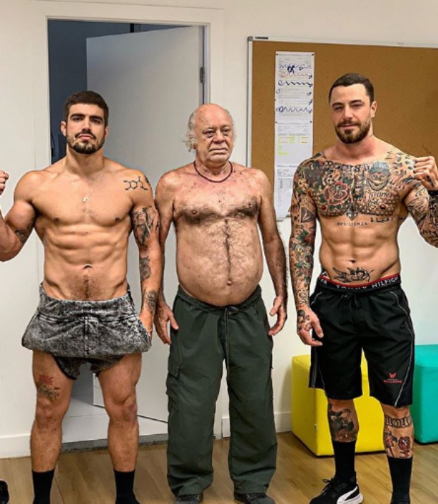Caio CAstro, Tonico Pereira e Felipe Tito (Foto: Reprodução / Instagram)