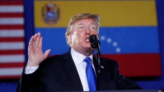 Presidente americano usa linguagem beligerante em relação à maioria dos países da América Latina – a exceção tem sido o Brasil (Foto: Reuters/BBC)