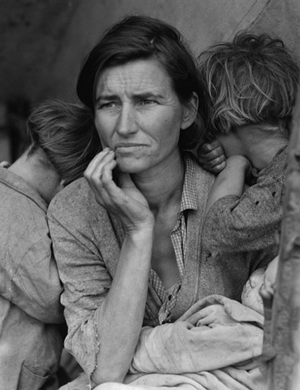 Mãe Migrante, Dorothea Lange, 1936 (Foto: Divulgação)