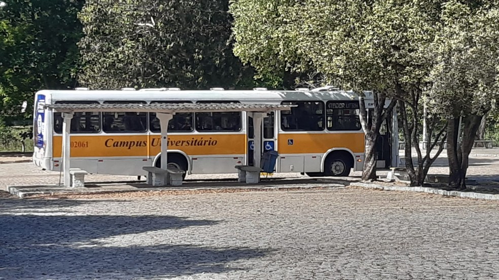 Alimentador UFRN Circular ônibus da Universidade Federal do RIo Grande do Norte campus natal — Foto: Sérgio Henrique Santos/Inter TV Cabugi