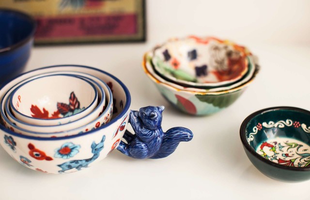Bowls de porcelana da americana Anthropologie (Foto: Deco Cury, Beleza: Bel Luscher)