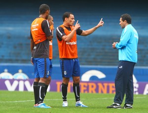 luxemburgo léo gago naldo grêmio (Foto: Lucas Uebel/Grêmio FBPA)