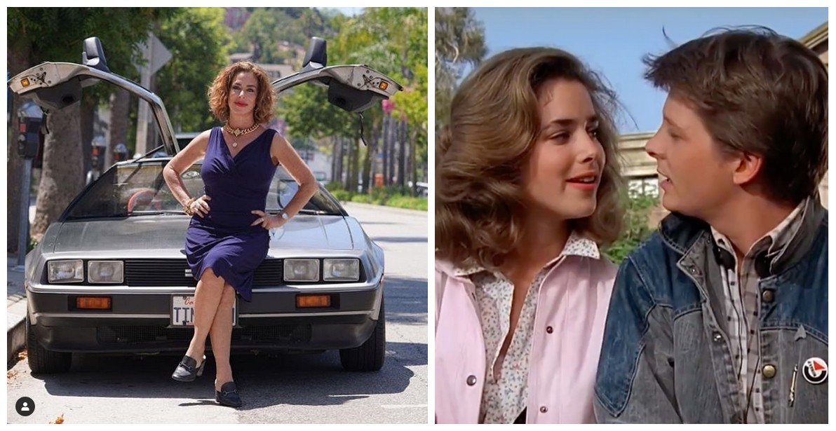 Claudia Wells interpretou Jennifer Parker, namorada de Marty McFly (Michael J. Fox), no primeiro filme da trilogia De Volta para o Futuro (Foto: Instagram/Reprodução)