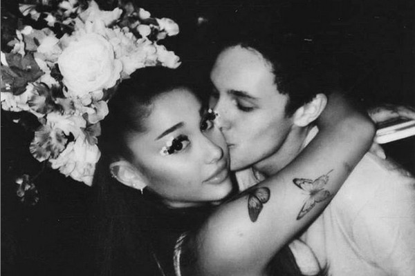 A cantora Ariana Grande e o corretor de imóveis Dalton Gomez (Foto: Instagram)