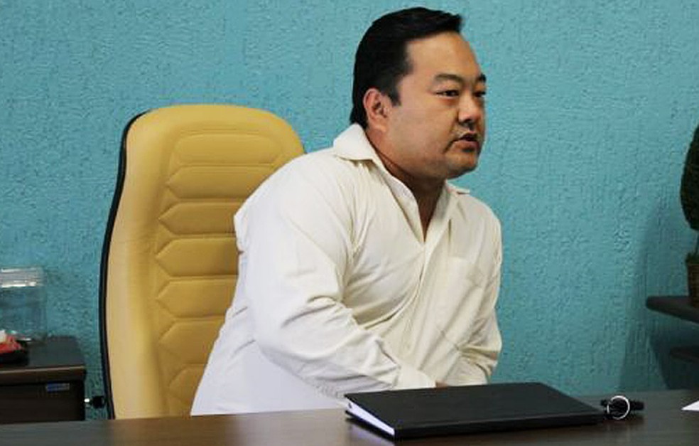 Prefeito de Euclides da Cunha Paulista, Christian Fuziki Ikeda (PSD), renuncia ao cargo — Foto: Prefeitura de Euclides da Cunha Paulista/Cedida