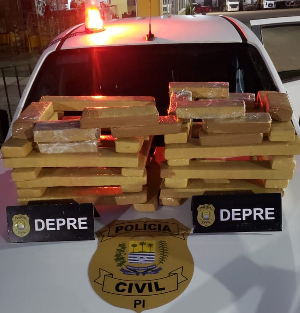Duas mulheres são presas por porte de entorpecentes durante abordagem da Polícia Civil no PI — Foto: Divulgação/Polícia Civil