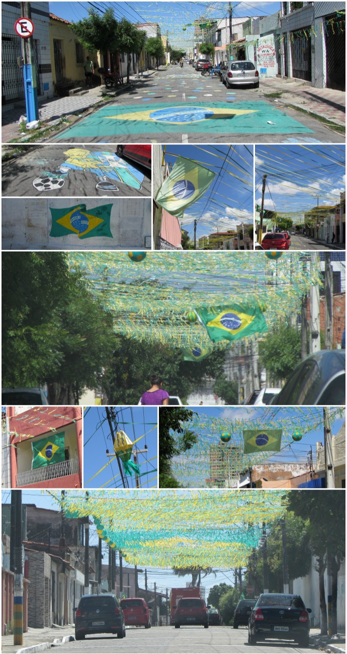 Ruas, decoradas, enfeitadas, copa do mundo, fortaleza (Foto: Juscelino Filho)