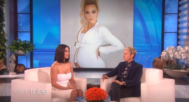 Kim Kardashian e Ellen DeGeneres (Foto: Reprodução)