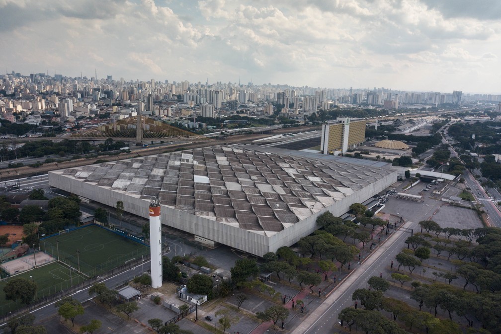  Vista aérea do Complexo Anhembi — Foto: André Pera/Agência F8/Estadão Conteúdo