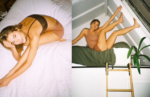 Sasha Meneghel posa para sua primeira campanha internacional de lingerie. Fotos: @berriosbryan/Instagram (Foto: Reprodução)