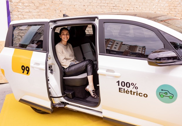 99 oferece viagens com carros elétricos em Curitiba