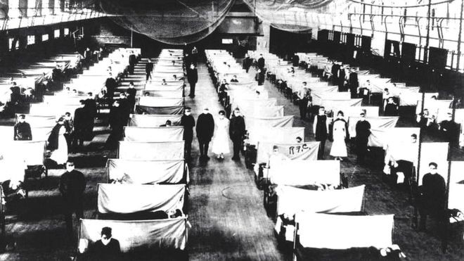 BBC - Estima-se que entre 50 e 100 milhões de pessoas tenham morrido por causa da gripe espanhola (Foto: Getty Images via BBC)
