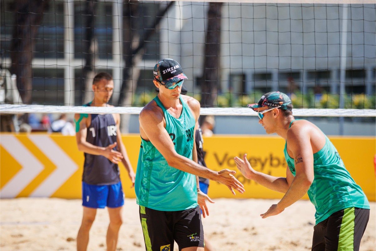 André, George, Vitor Felipe, Renato: brasileiros comentam fase decisiva da  Copa do Mundo de vôlei de praia | vôlei de praia | ge
