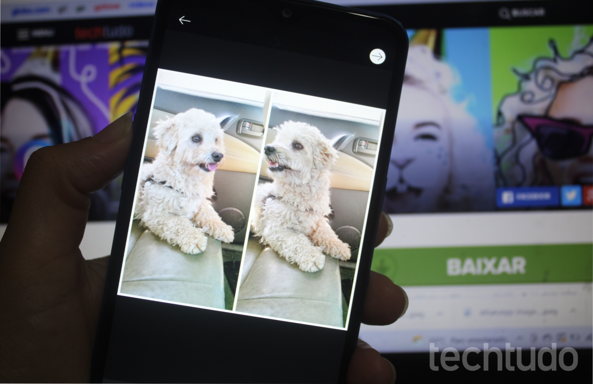 Como juntar duas fotos no celular com o PicsArt