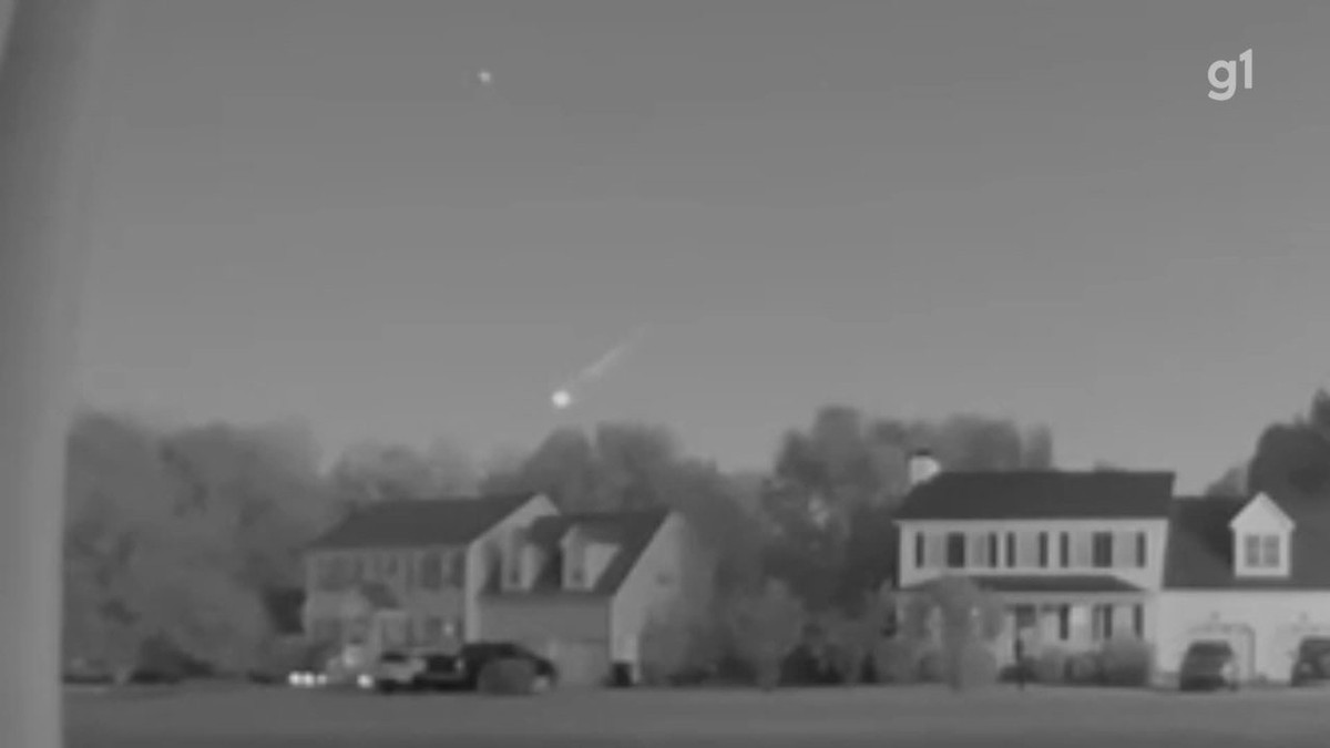VÍDEO: veja o momento em que meteoro vira bola de fogo no céu dos EUA