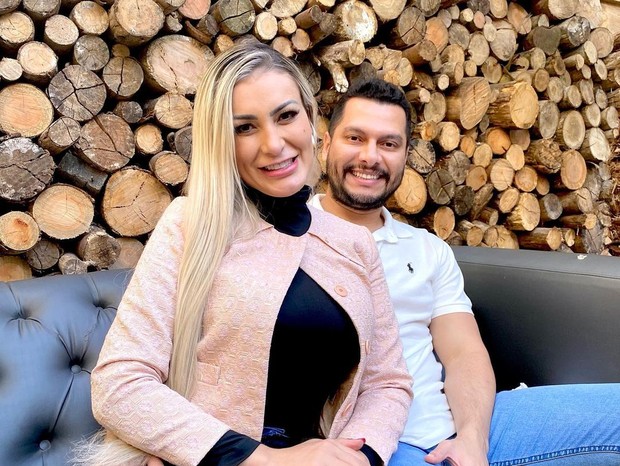 Andressa Urach e o marido, Thiago Lopes (Foto: Reprodução/Instagram)