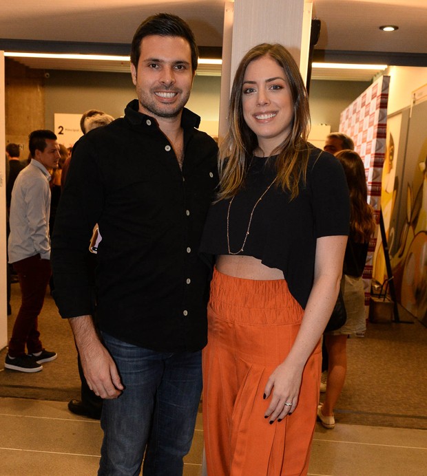 Fabiana Justus e Bruno Dancona (Foto: Francisco Cepeda/AgNews)