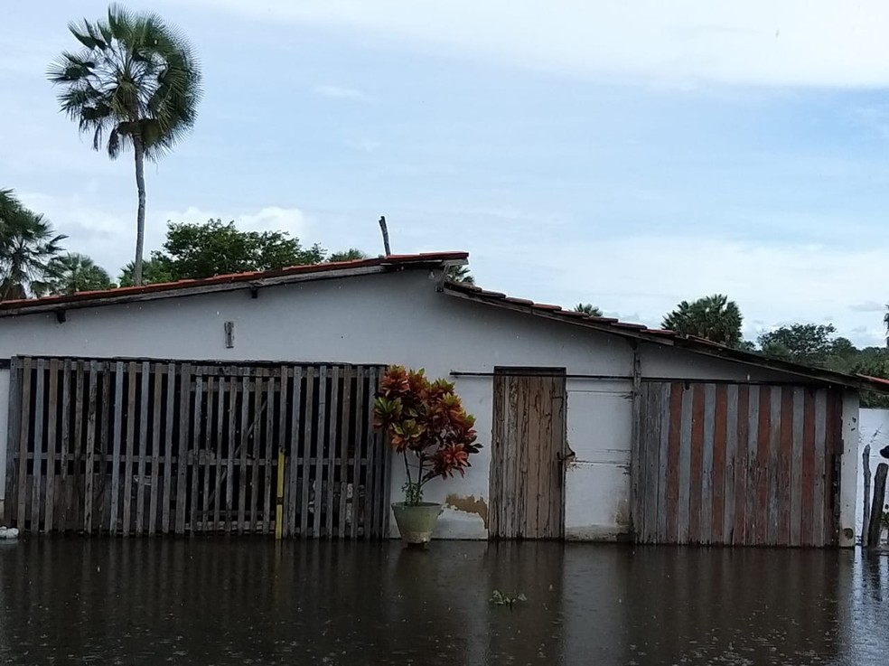 Barras é o município mais afetado pelas inundações no Norte do Piauí — Foto: Tiago Mendes /TV Clube