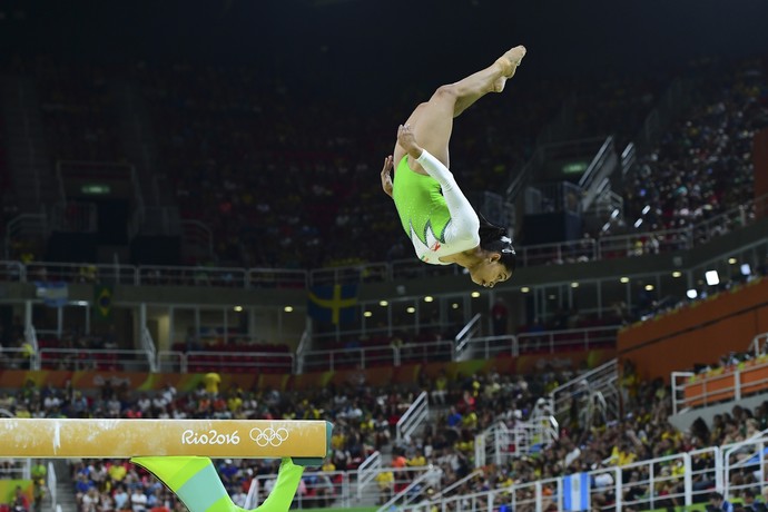 Dipa Karmakar, Índia, barra de equilíbrio ginástica artística (Foto: AFP)
