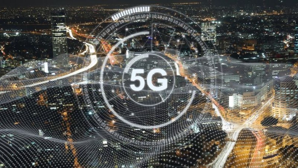 As grandes cidades estão adotando rapidamente a tecnologia 5G — Foto: Getty Images via BBC