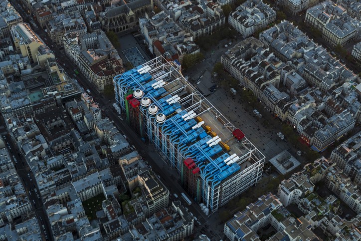 Centro Georges Pompidou, em Paris, ficará fechado por três anos para obras de restauração (Foto: Getty Images)