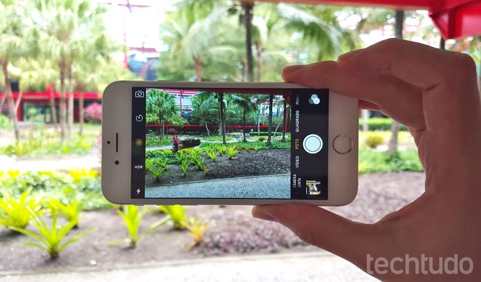 Câmera do iPhone 6S tem 12 megapixels (Foto: Thássius Veloso/TechTudo)