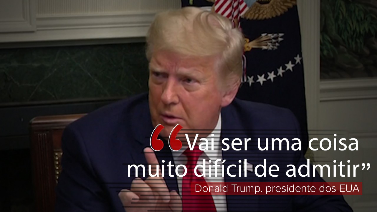 VÍDEO: Trump diz que vitória de Biden será 'muito difícil de admitir'