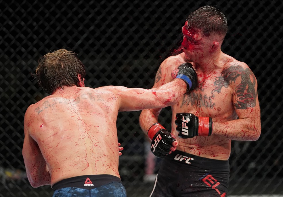 Nate Landwehr Darren Elkins UFC: Overeem x Harris — Foto: Getty Images