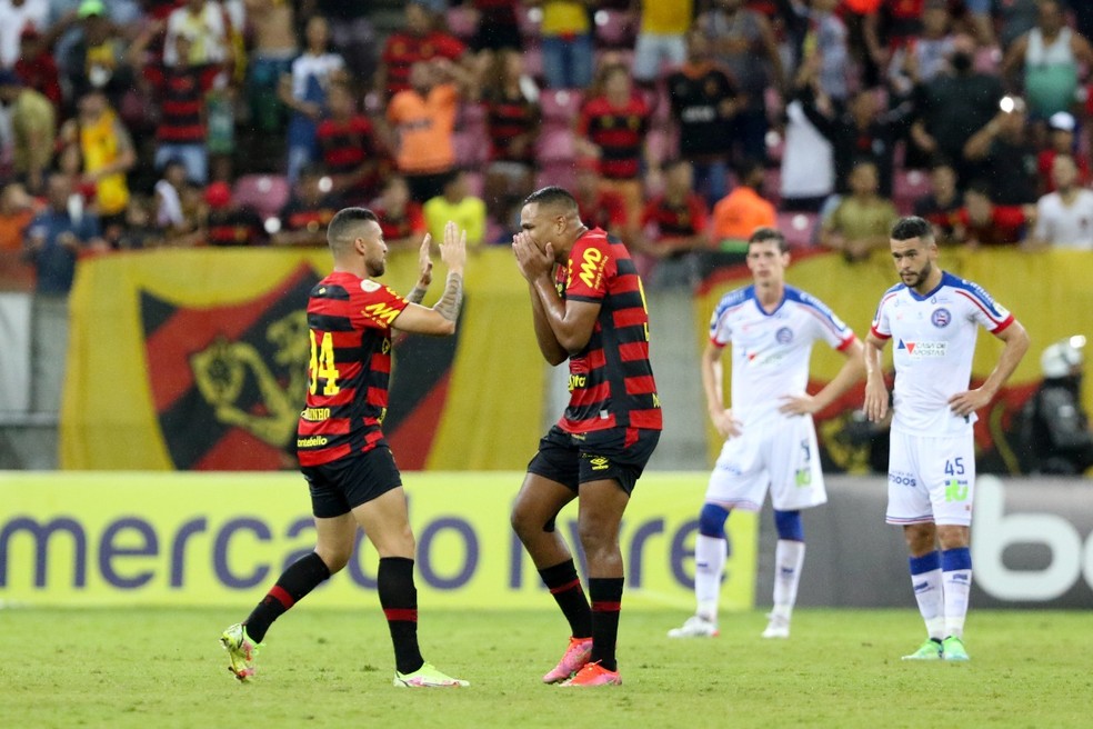 Sport x Bahia Gol Paulinho Moccelin — Foto: Marlon Costa/Pernambuco Press
