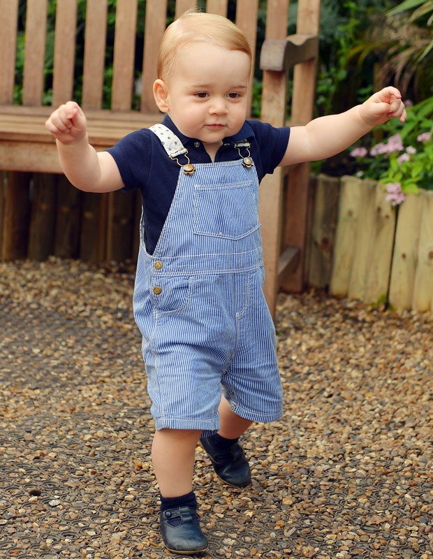 Príncipe George irá comemorar seu primeiro aniversário no dia 22 de julho (Foto: AP)