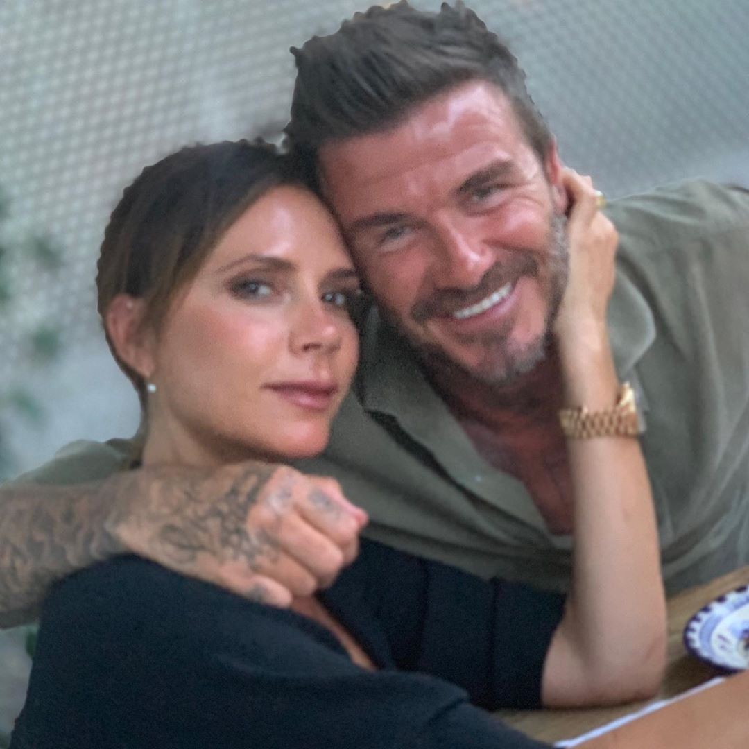 David Beckham e a mulher, Victoria Beckham (Foto: Reprodução/Instagram)